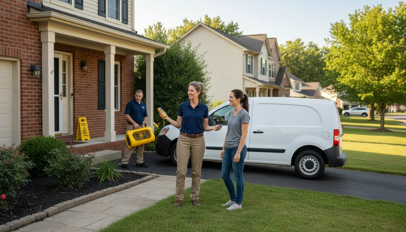 Water restoration image for Water Damage & Restoration Services in Pinehurst, TX
